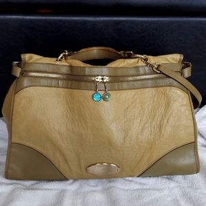 Mulberry Leather Taylor Crossbody bag in Summer Kahki!